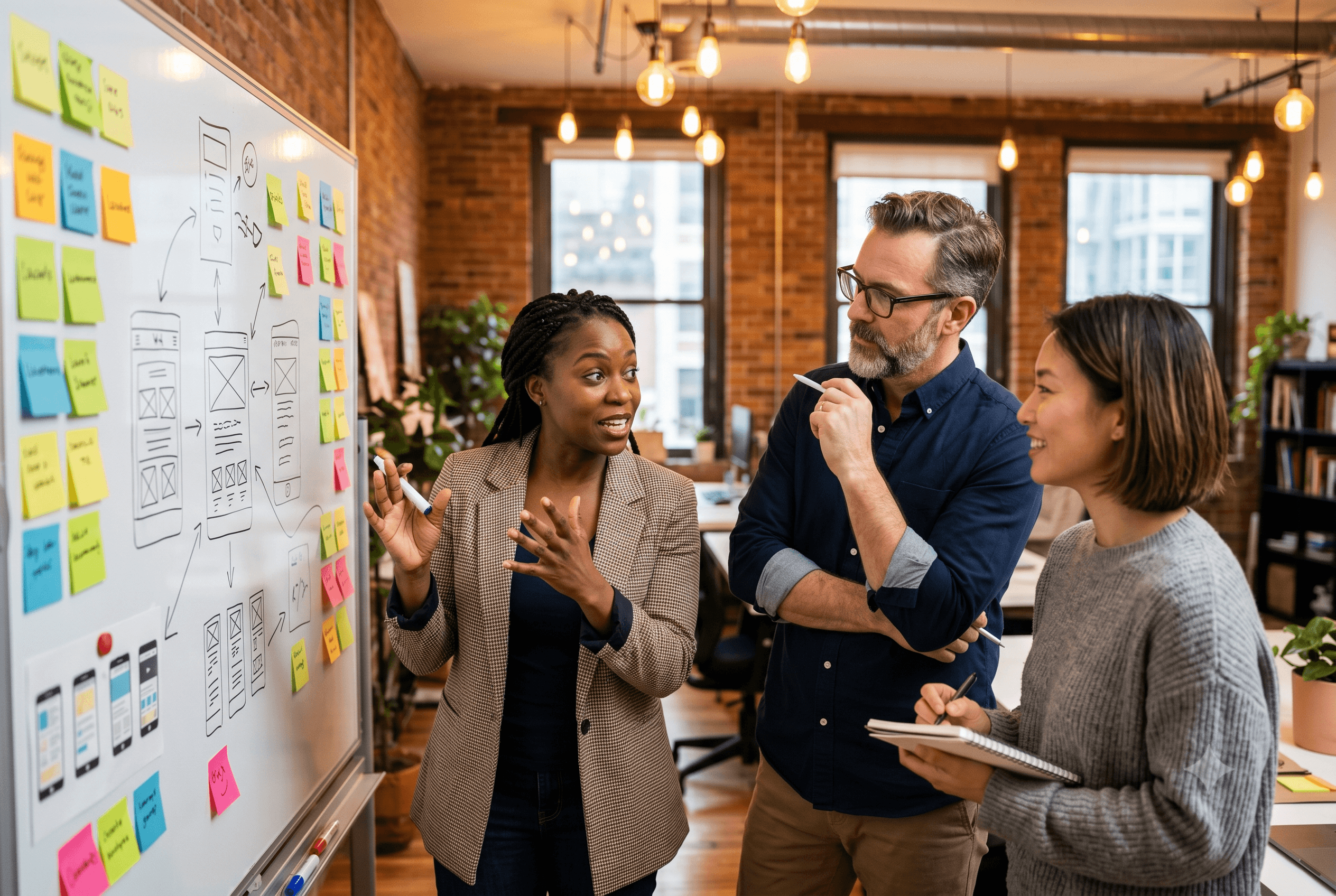 People with diverse abilities using digital products that follow accessibility best practices